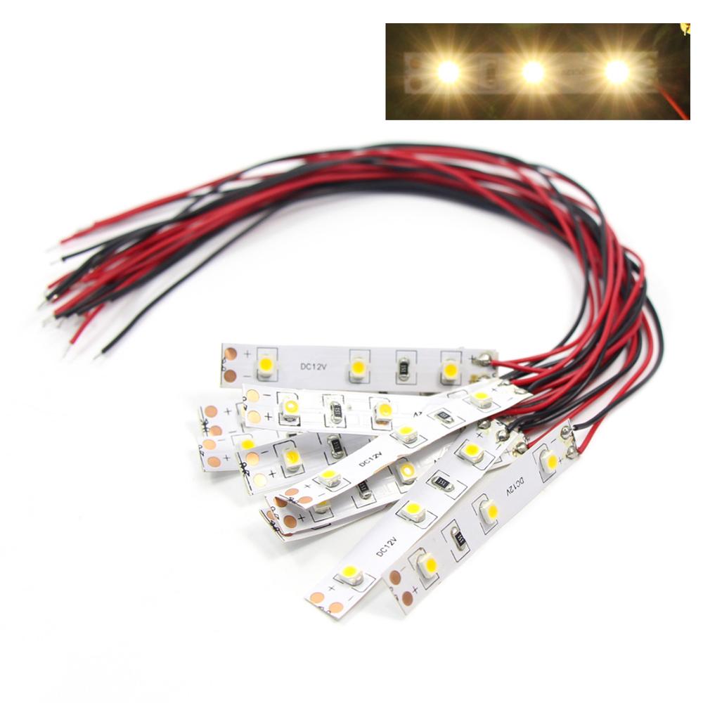 DD01M Prewired Strip Led Light Self-adhesive Flexible 12V ~18V WARM White/Bright White: Warm White