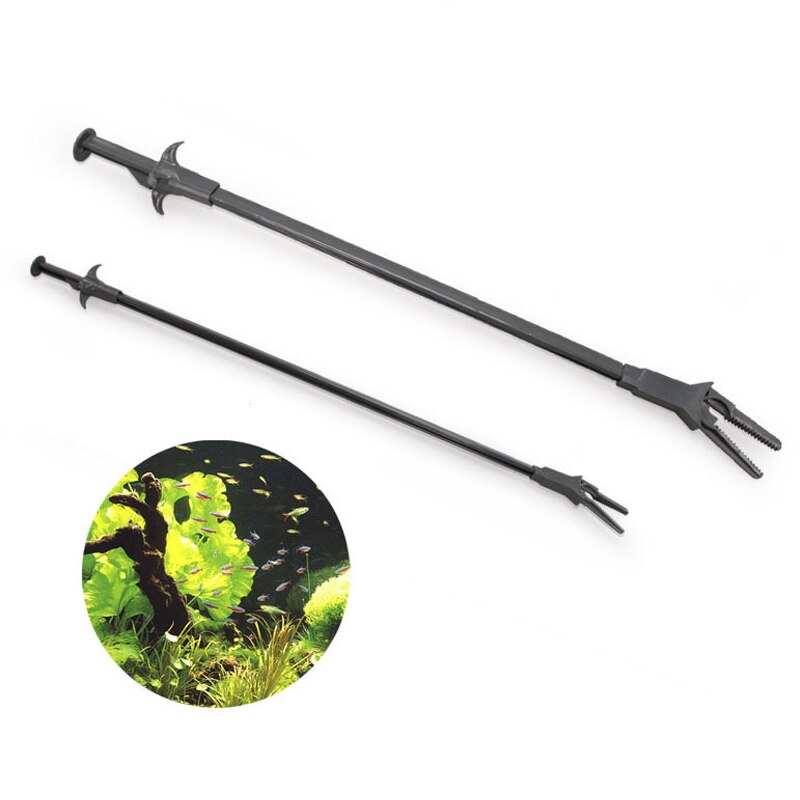 Aquarium Pincet Extra Lange Aquarium Tang 50Cm Aquarium Klem Schoonmaken Tool Water Gras Planten Clip Tang