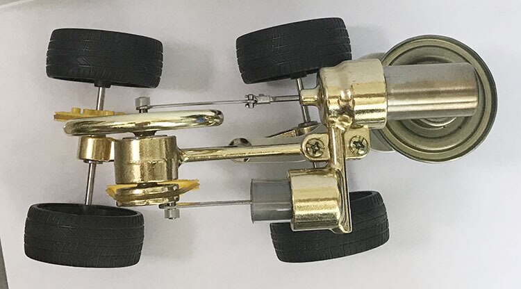 Mini Stirling Engine Model Steam fisica scienza tecnologia scienza Car Making piccola generazione di energia esperimento giocattolo