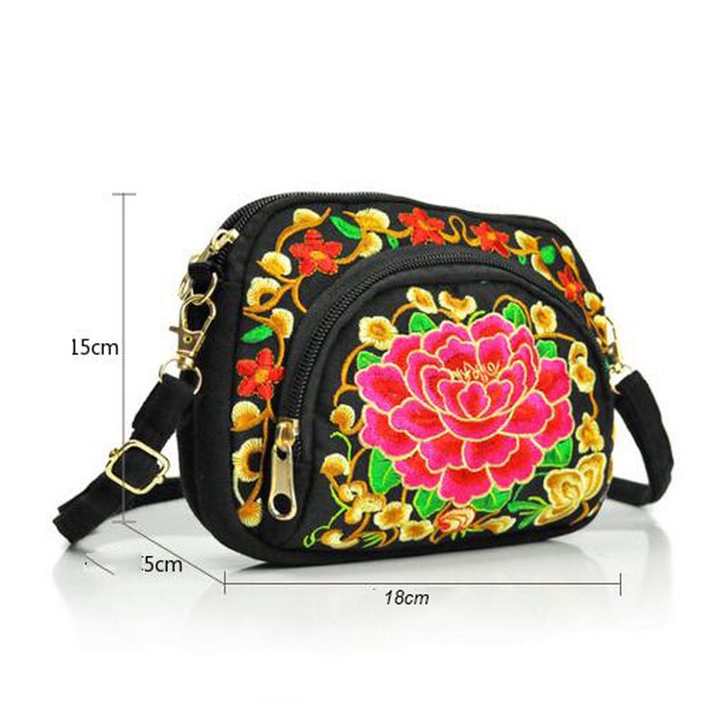 Sac à main Vintage Hmong pour femmes, fourre-tout, sacoche Hippie ethnique, sac à bandoulière brodé Boho