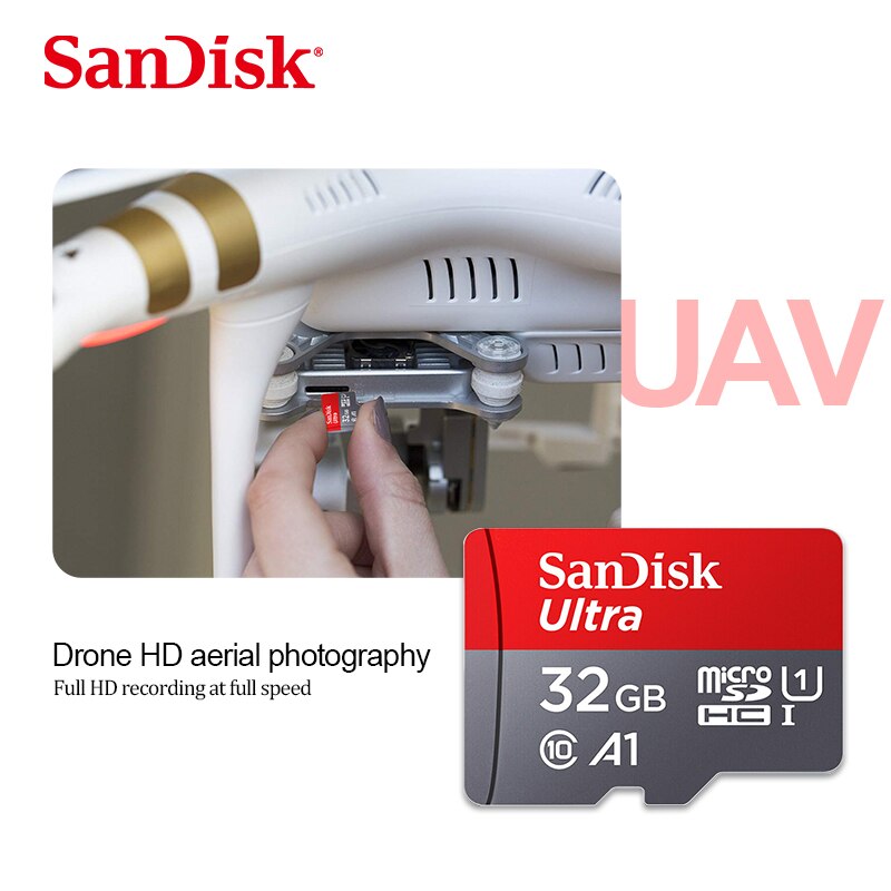 100% oryginalna karta SanDisk Micro SD Class10 TF karta 16gb 32gb 64gb 128gb 256gb karta pamięci klasy 10 dla samrtphone i tabeli PC