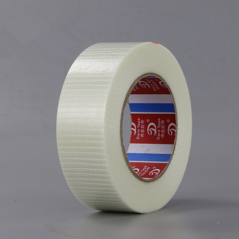 HIGH temperature glass fiber tape grid transparent striped single side adhesive binding tape High-Viscose 5mm*25M