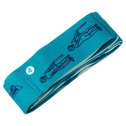 Elastisk yoga pilates stretch stropp belte fitness motstand band gym utstyr sport trening trening trening elastiske bånd: Grønn