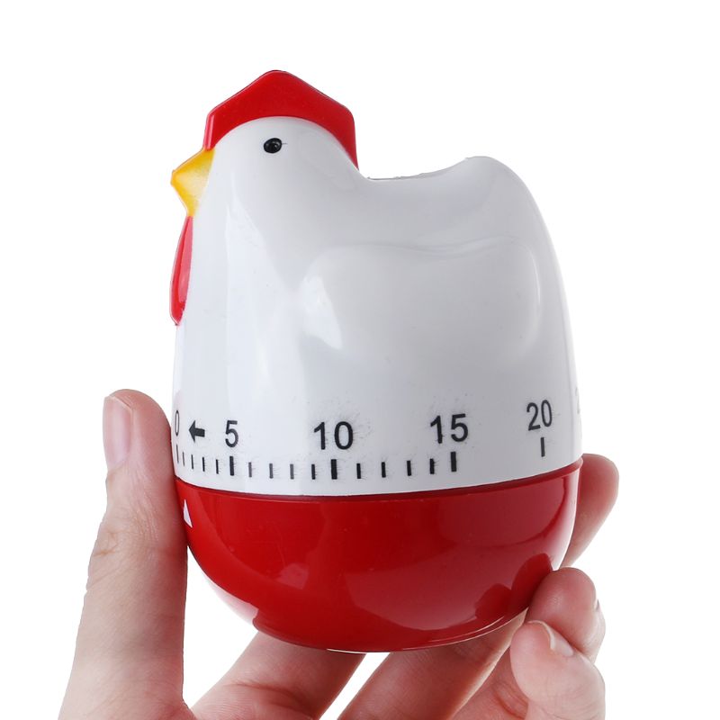 Mignon poule forme cuisine cuisson minuterie mécanique compte à rebours réveil rappel outil décor à la maison 667A
