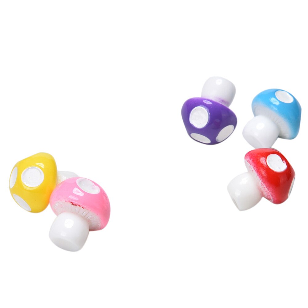 Lovely Resin Bird Rabbit Cute Micro Landscape Succulent Ornaments Decoration Garden Miniatures DIY Doll: E 10Pcs