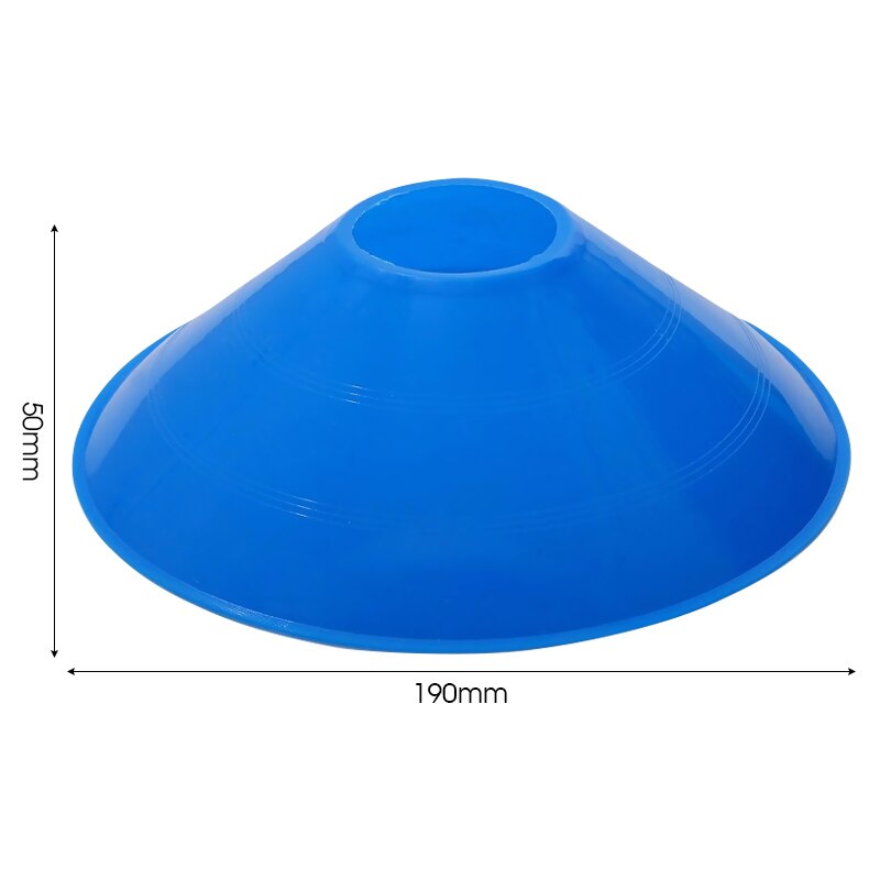 Cônes d&#39;entraînement d&#39;agilité de football avec sac de transport support en plastique pour enfants marqueurs de cône de terrain de sport cône de jeu 10 pièces