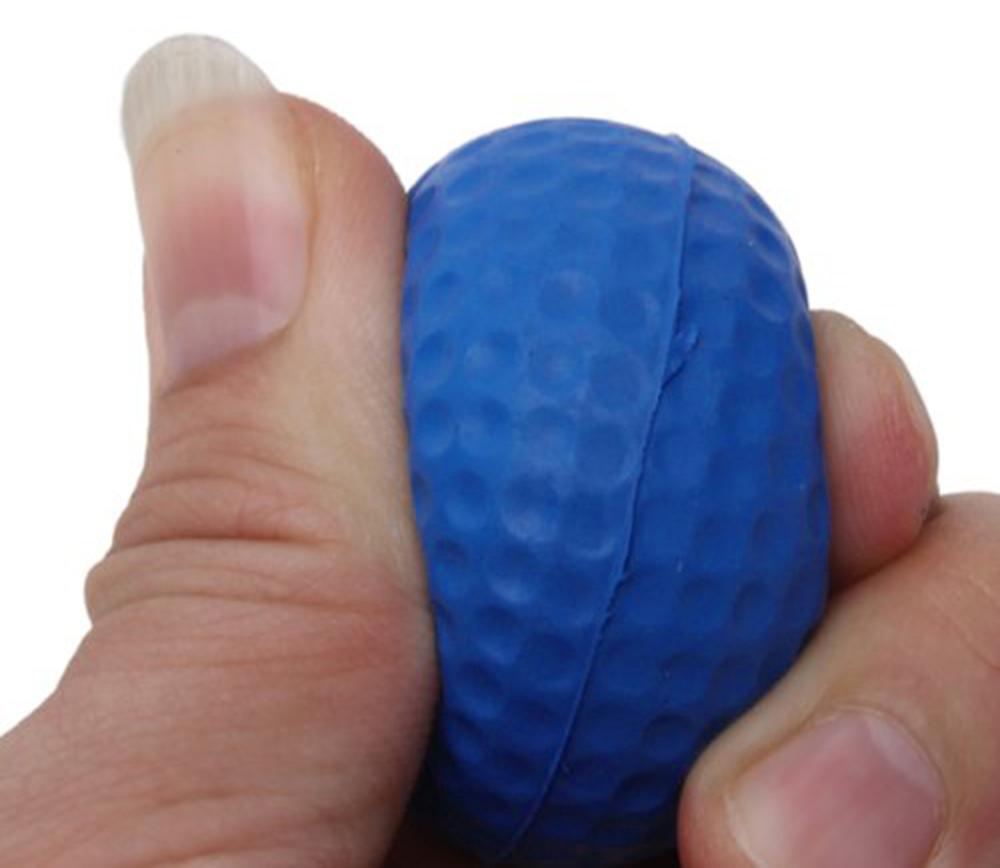 1pcs Blue Pet Foam Balls PU Sponge Golf Ball Indoor Training Practice W7W0