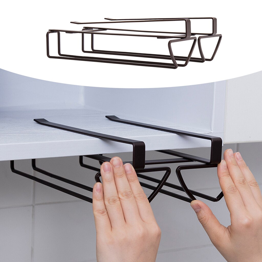 Support de verre à vin de comptoir – Support de rangement pour verres à pied de table autoportant, présentoir en verre en métal, couleur argent (hors verre à vin Support de verre à vin de comptoir – Support de rangement pour verres à pied de table autoportant, présentoir en verre en métal, couleur argent (hors verre à vin