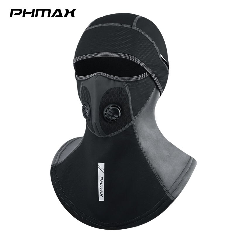 PHMAX Vlies Ski Maske Winter MTB Fahrrad Radfahren Gesicht Maske Mit Filter Halten Warme Teilt Maske draussen Sport Fahrrad Headwear kappe: PM-ZPMZ-LF7945