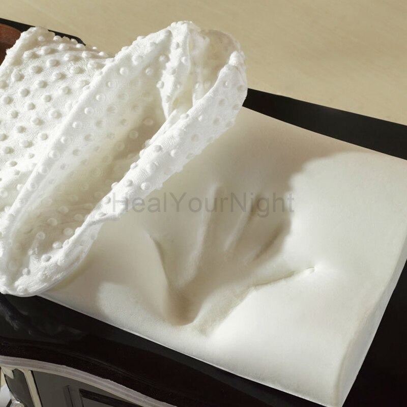 Memory Foam Kussen Orthopedisch Kussen Trage Rebound Nek Bescherming Zacht Kussen Massage Cervicale Gezondheidszorg Kussen Beddengoed Kussen