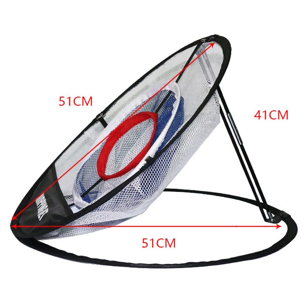 3 Layer Foldable Golf Practice Net Chipping Hitting Pitching Training Aids Cages for Outdoor Exercise Sport Ornaments