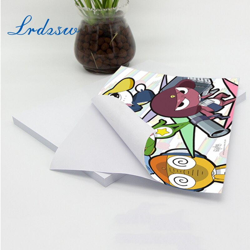 A5 50sheets135g 150g high Glossy Self Adhesive Inkjet Printing with back glue sticker photo paper
