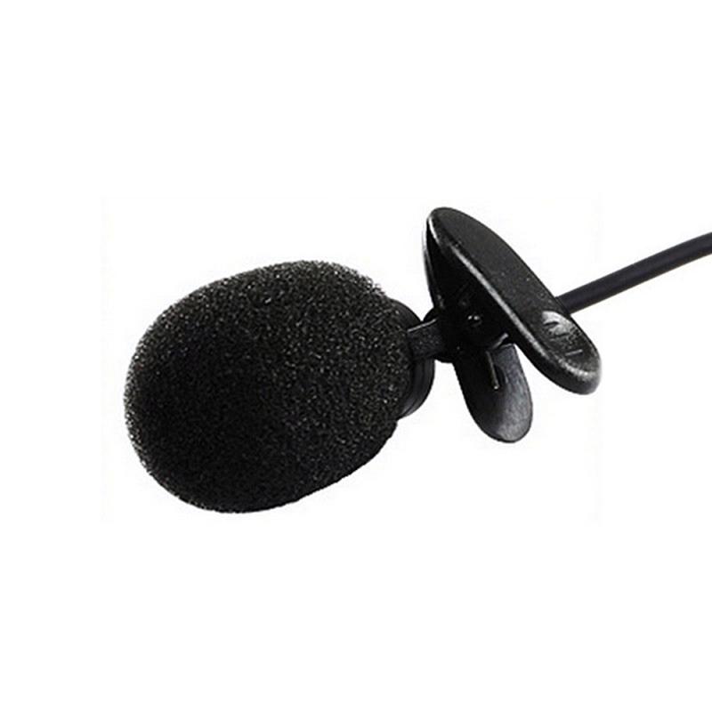 3.5mm External Universal Microphone Portable External Hands-free Mini Wired Clip-on Lapel Lavalier Microphone For PC Laptop Mic