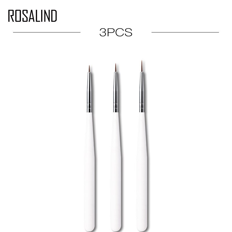 ROSALIND Nail Brush 20Pcs/Set Nail Brushes Set Dotting Painting Drawing Nail Art Tools Polish Brush Pen nails manicure: N5042