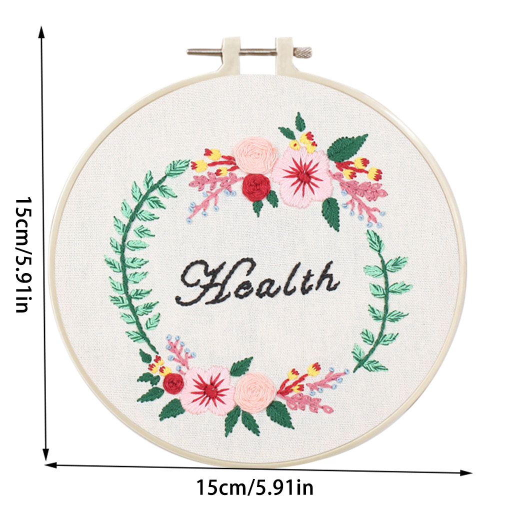 European Embroidery DIY Material Package Beginner Embroidery Semi-finished Product Kit: F