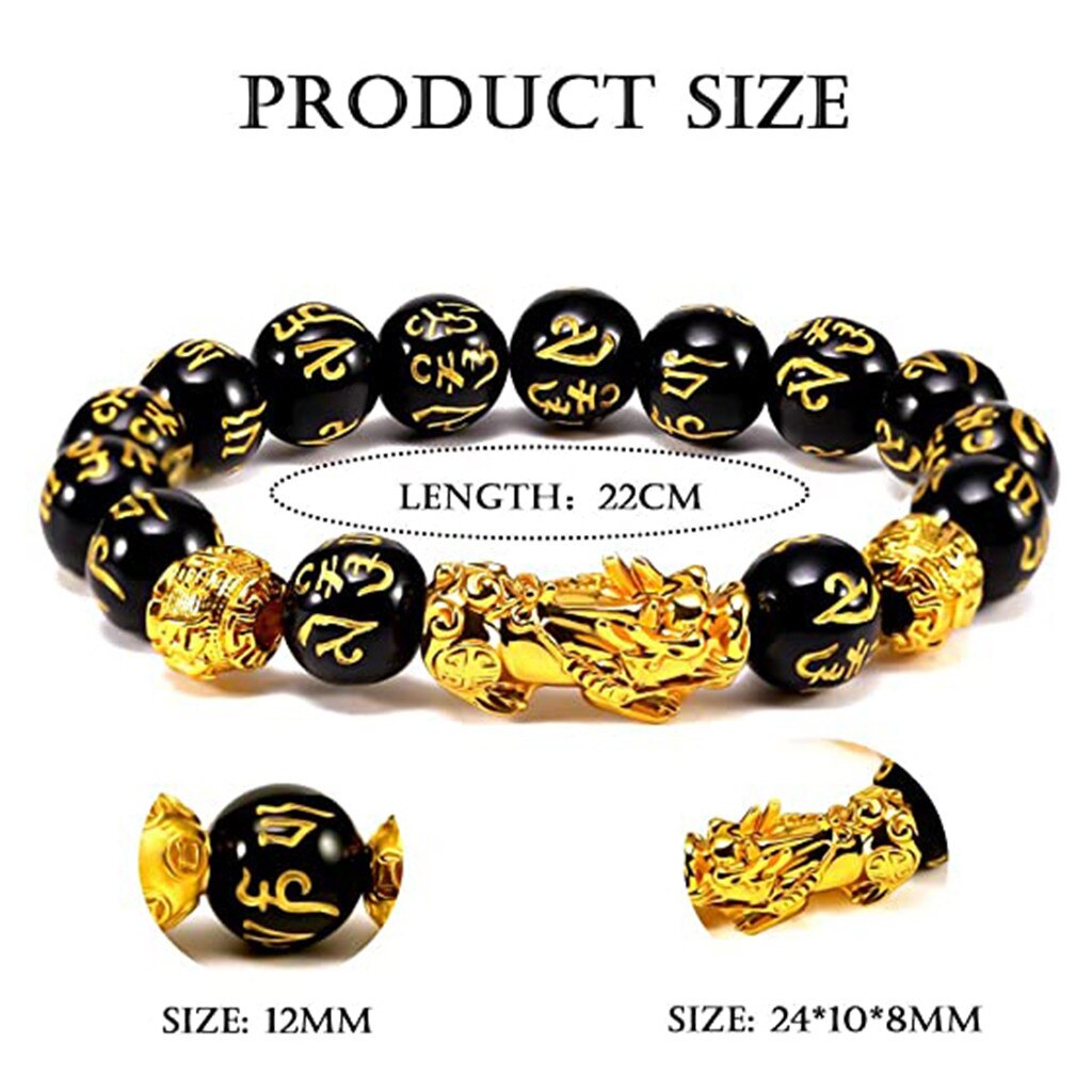 Chinesischen Stil frauen Armbänder 2 stücke 12mm Hand Geschnitzte Mantra Stein Feng Shui Elastische Armband Reichtum Armband Женский браслет