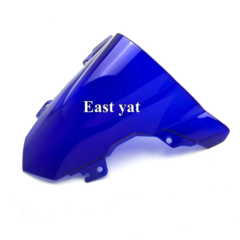 Pare-brise à Double bulle pour moto BMW S1000RR S1000 RR S 1000 RR 15 16 17 18: Blue