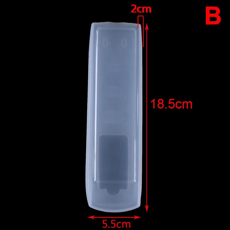 Waterdichte Siliconen Stof Bescherm Beschermende Opbergtas Draagbare Siliconen Airco Bedieningskast Tv Afstandsbediening Cover: YELLOW