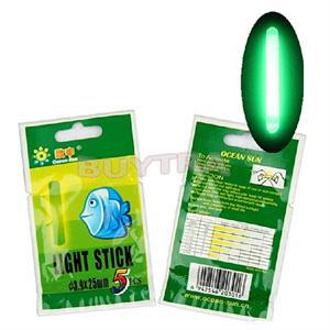 50 Uds = 10 bolsas, Glow Stick Lightstick 4,5*37mm, luz de pesca flotante, flotador ligero fluorescente de visión nocturna