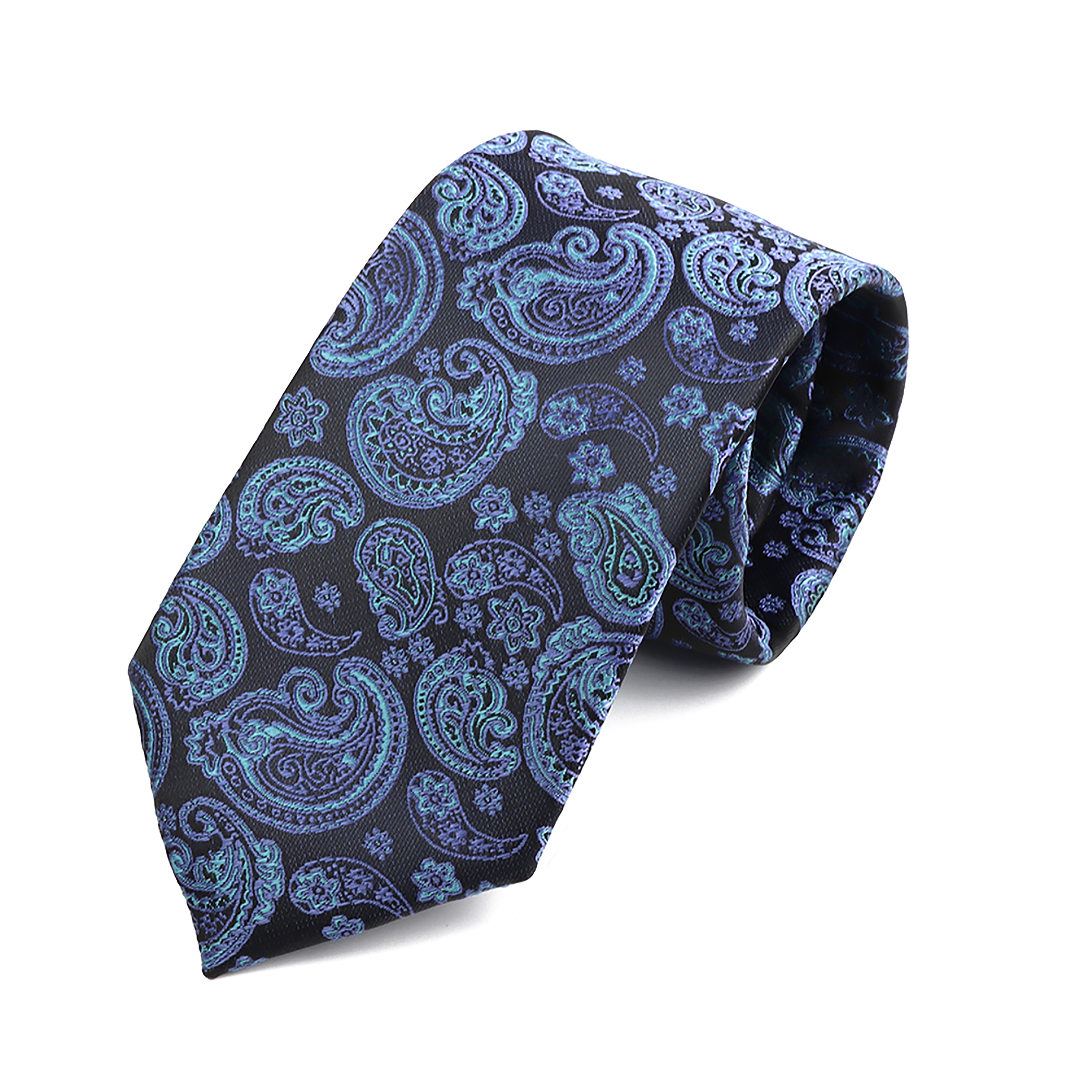 Paisley Mannen Stropdas Klassiek Rood Blauw Groen Luxe Jacquard Stropdas Bruiloft Dagelijkse Slijtage Bruidegom Shirt Pak Das