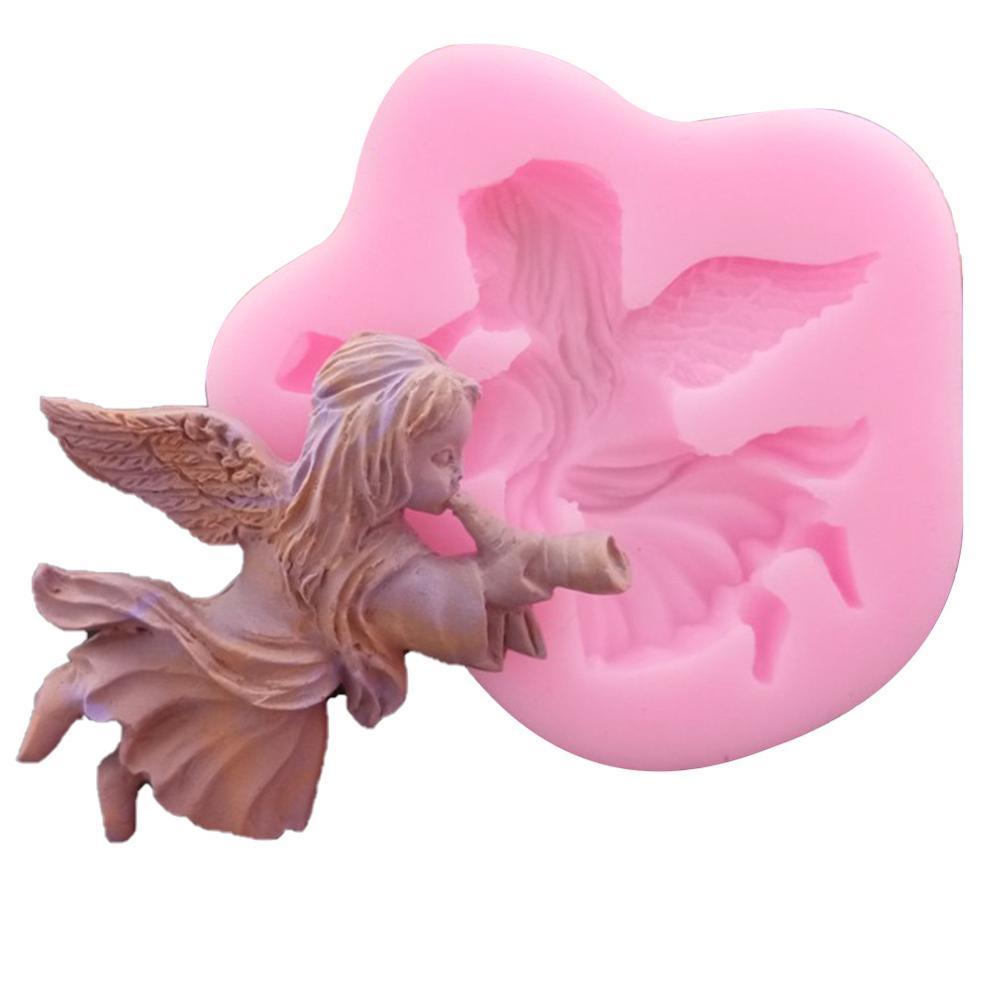 Molde de silicona artesanal con forma de sombrero 3D, molde de pastel, herramientas de manualidades para cocina para hornear Fondant, Chocolate, hacer silicona para jabón en forma de molde: Amarillo claro