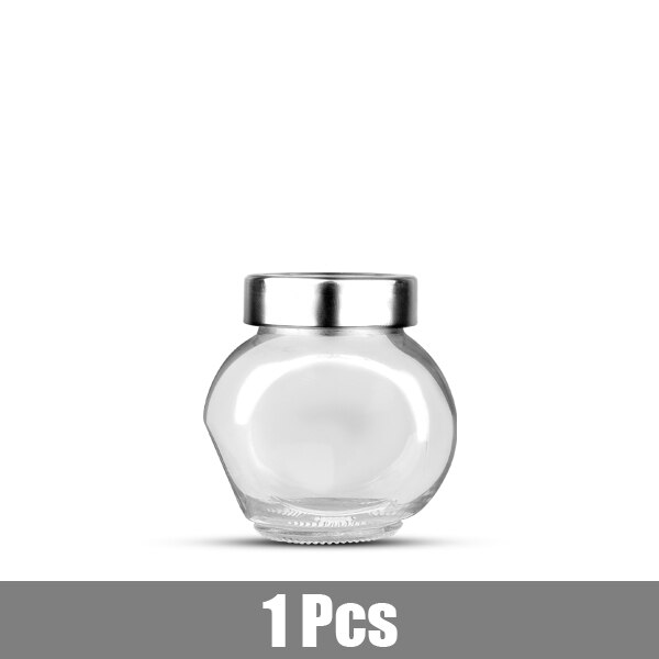 1 Uds. RSCHEF, 1 Uds., latas selladas de vidrio de 180ML/tarro de almacenamiento de alimentos, especias, teas, utensilio de almacenamiento de botellas para Preservación de dulces: 1pcs