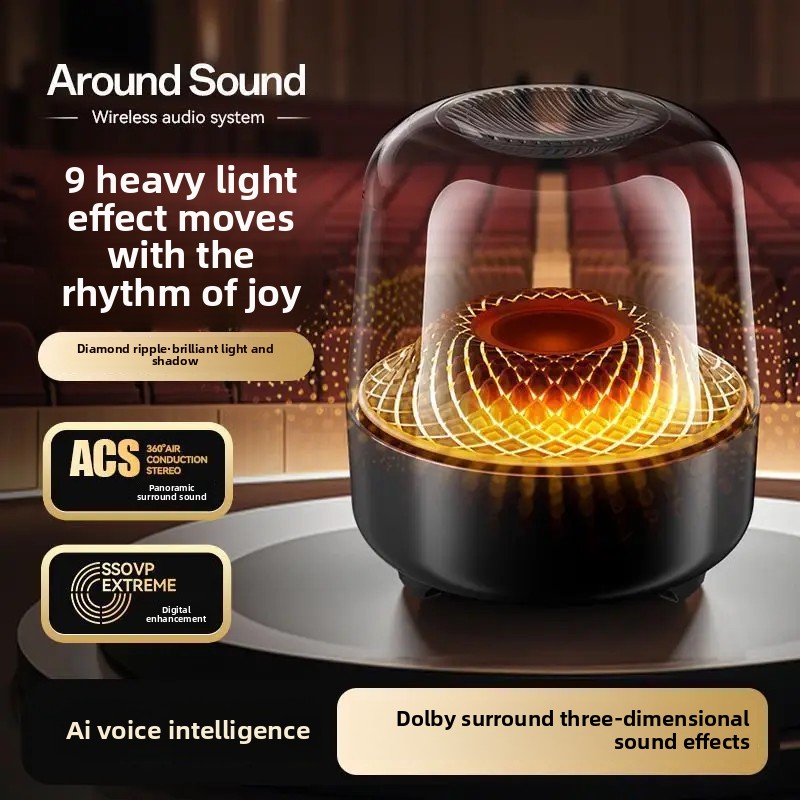 Harman Luminous Wireless Bluetooth Speaker Desktop Computer Bass Cannon High End Huaqiang North Top Configuration