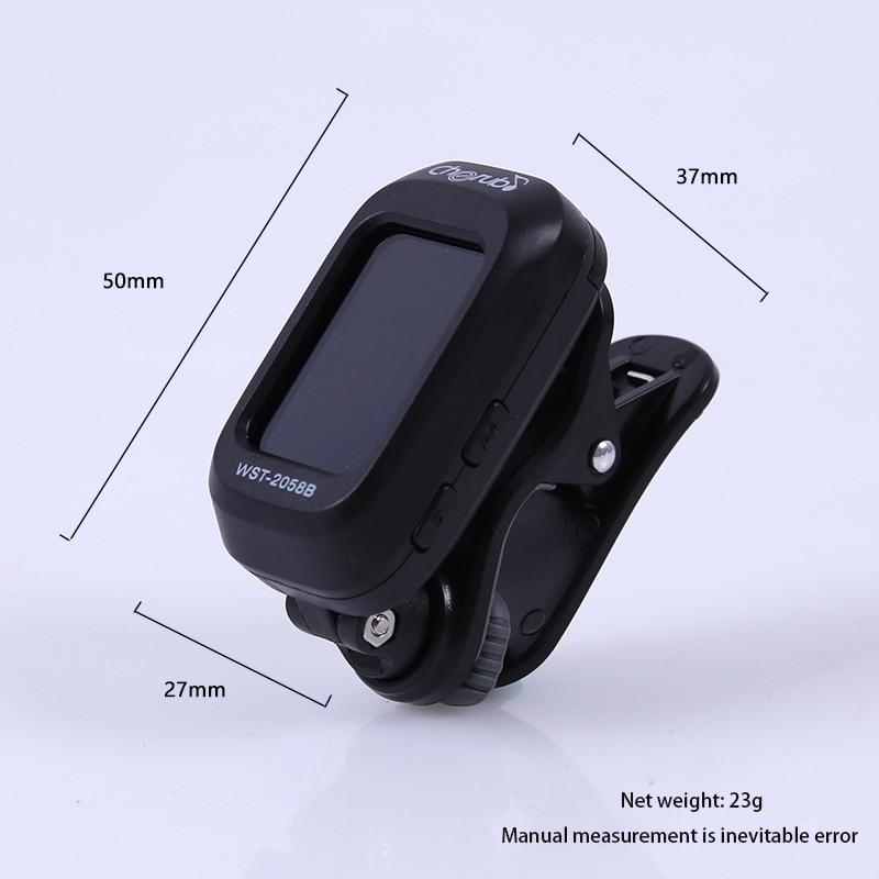 Folk Acoustic Guitar Tuner Violin Ukulele Bass Electronic Tuning Tuner Stringed Musical Instrument Accessories Guitar Bass Tuner