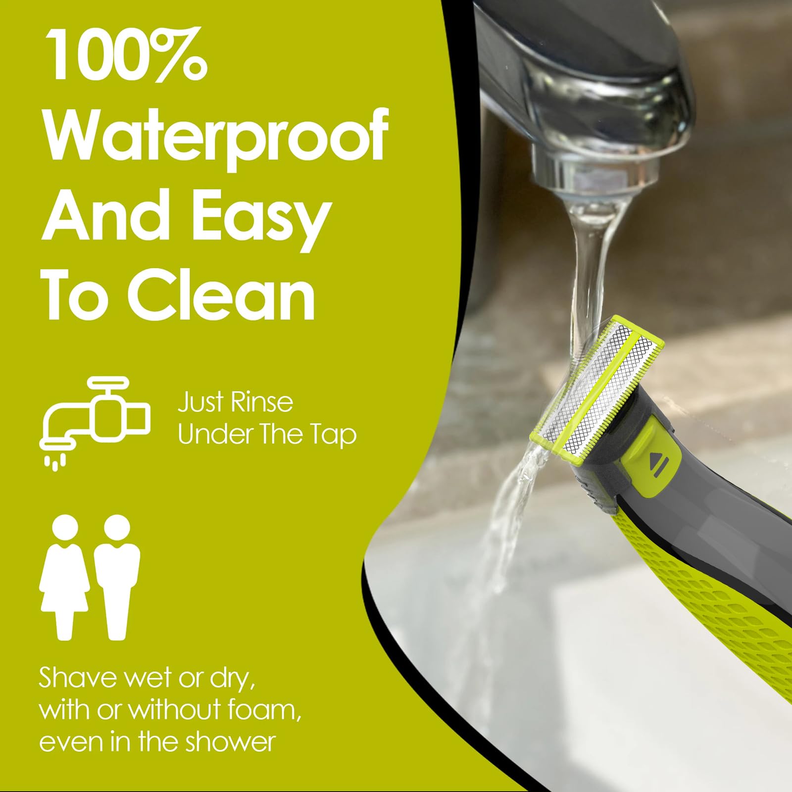 Brangdy scheerapparaat vervangende mesjes compatibel met één mes QP2520 QP2530 QP2620 QP2630 QP2724 QP2834 elektrische baardtrimmer