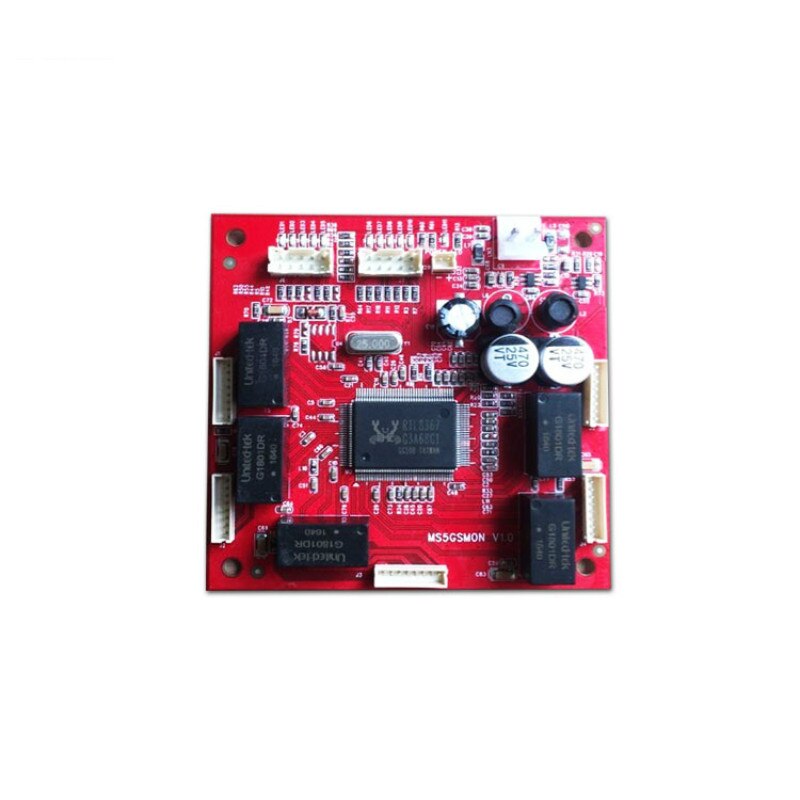 Industrielt switchmodul oem / odm mini størrelse 78*78mm gigabit uhåndteret 5 rj45 porte industrielt switchmodul