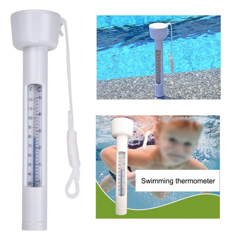 Flydende svømmebassiner termometer vandtemperaturmåler tester mini størrelse vandtemperatur måleinstrumenter 1pc#1