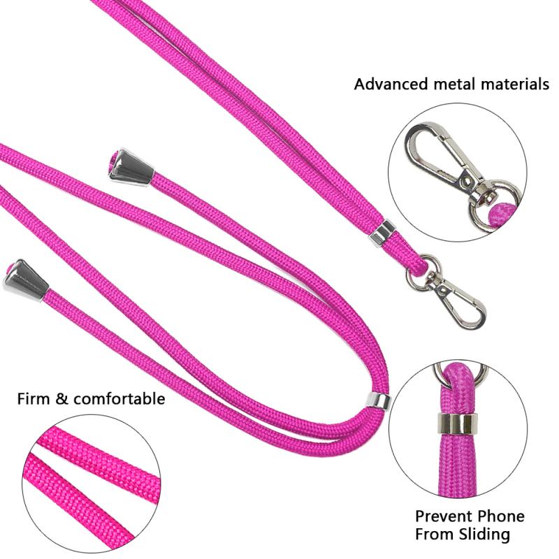 Telefoon Lanyard Verstelbare Afneembare Nekkoord Lanyard Strap En Telefoon Veiligheid Tether Voor Alle Telefoons En Case Combinatie Geen Geval