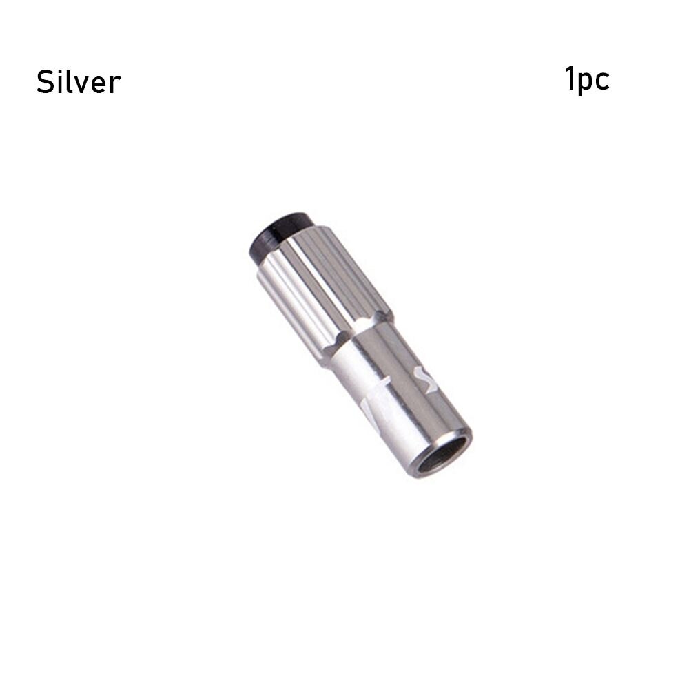 Micro Adjustable Screws MTB Bike Brake Cable Gear Shift Connector Bike Shifter Cable Line Parts Regulator Adjust Housing Caps: Titanium 1pc