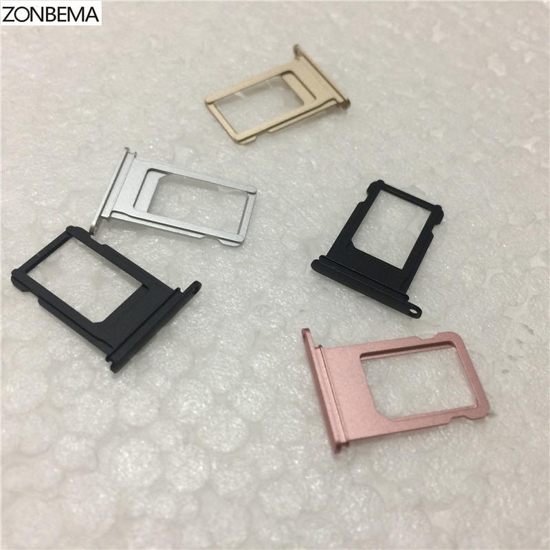 ZONBEMA-Adaptador de tarjeta Sim para iPhone 7 Plus, bandeja de tarjeta Micro Sim, reemplazo de soporte de ranura