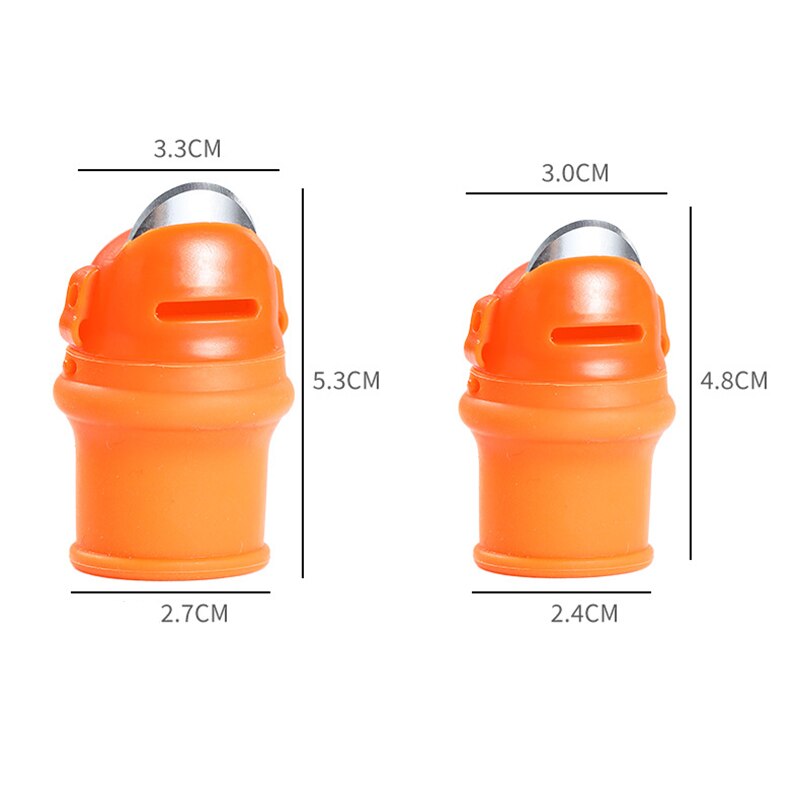 Silikon Finger Schutz mit Klinge für Obst Gemüse Daumen Messer Finger Schutz Küche Spielereien mit 5 Silikon Fingerlinge