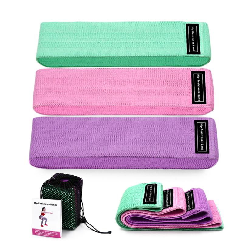 3 st fitness gummi bads motståndsband expander gummiband för fitness elastiskt band för fitness band träning mini band ed: Röd