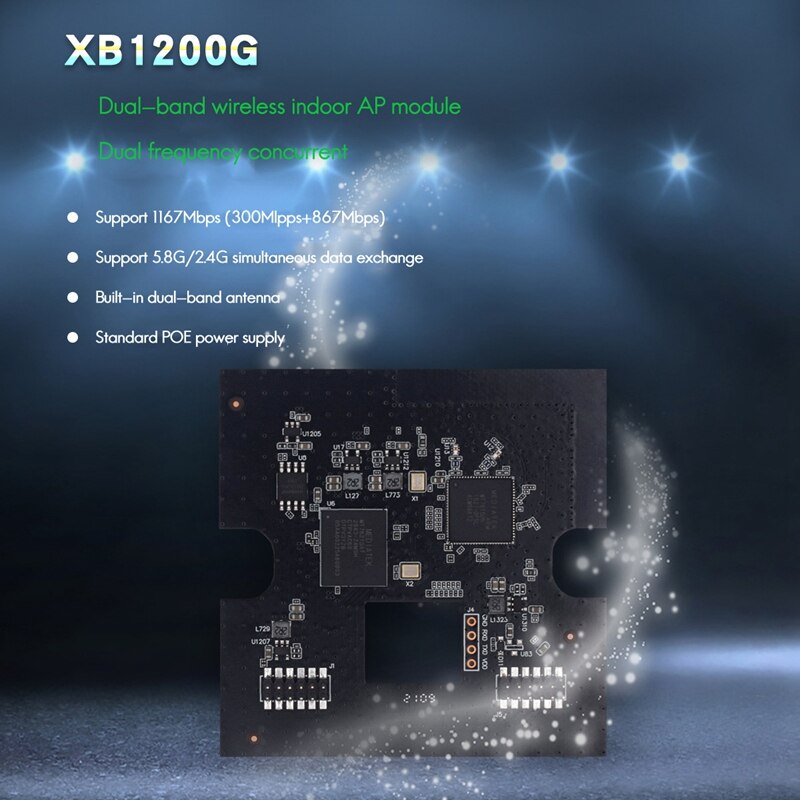 MT7615D Wireless 5G+2.4G Dualband Wifi Routing AP Module Gigabit Highspeed Panel Module