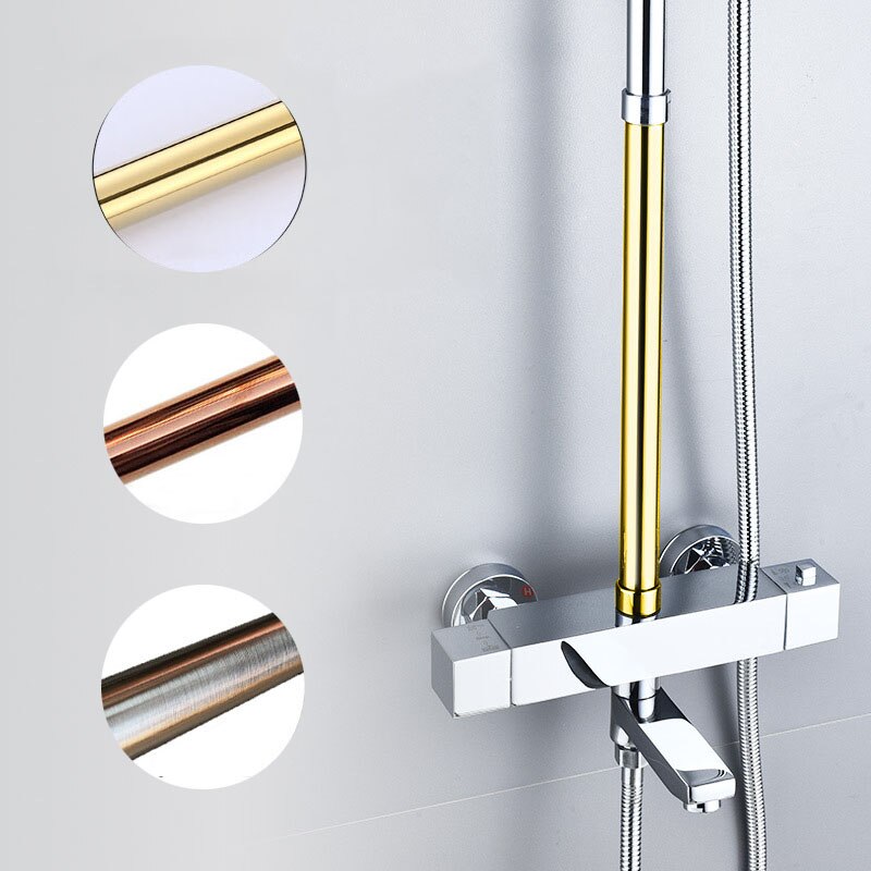 Durcheinander Dusche Rohr Verlängern Rohr 30CM Verlängerung Rohr Bar, erhöhen rohr schiebe Bar dusche rohr verlängern rohr Schlecht zubehör