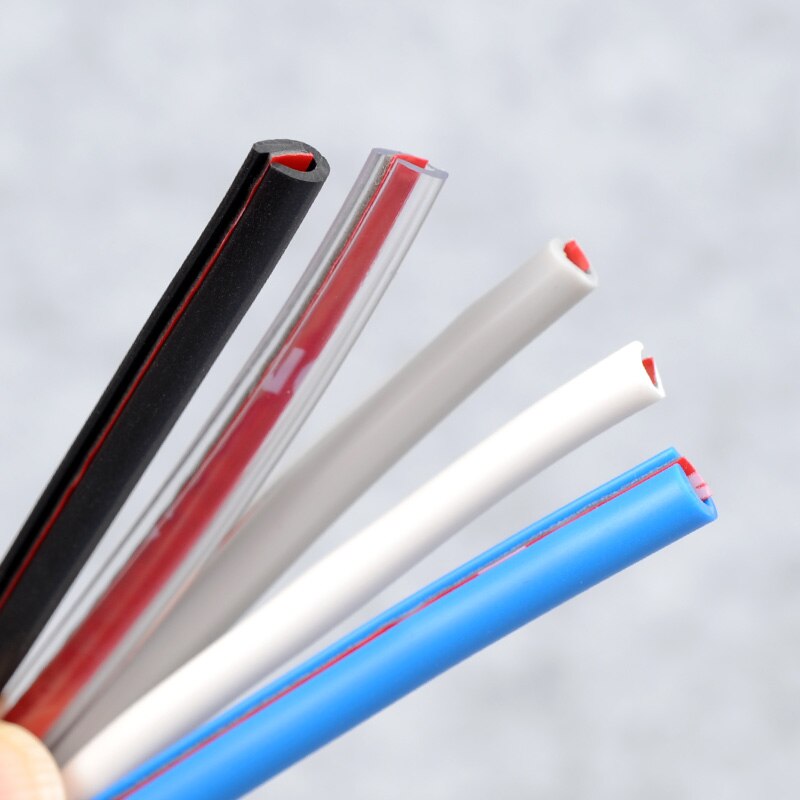 Auto bumper beschermer deurstrips rubberen rand beschermstrips zijdeuren sierlijsten kleefkras voertuig voor auto's auto