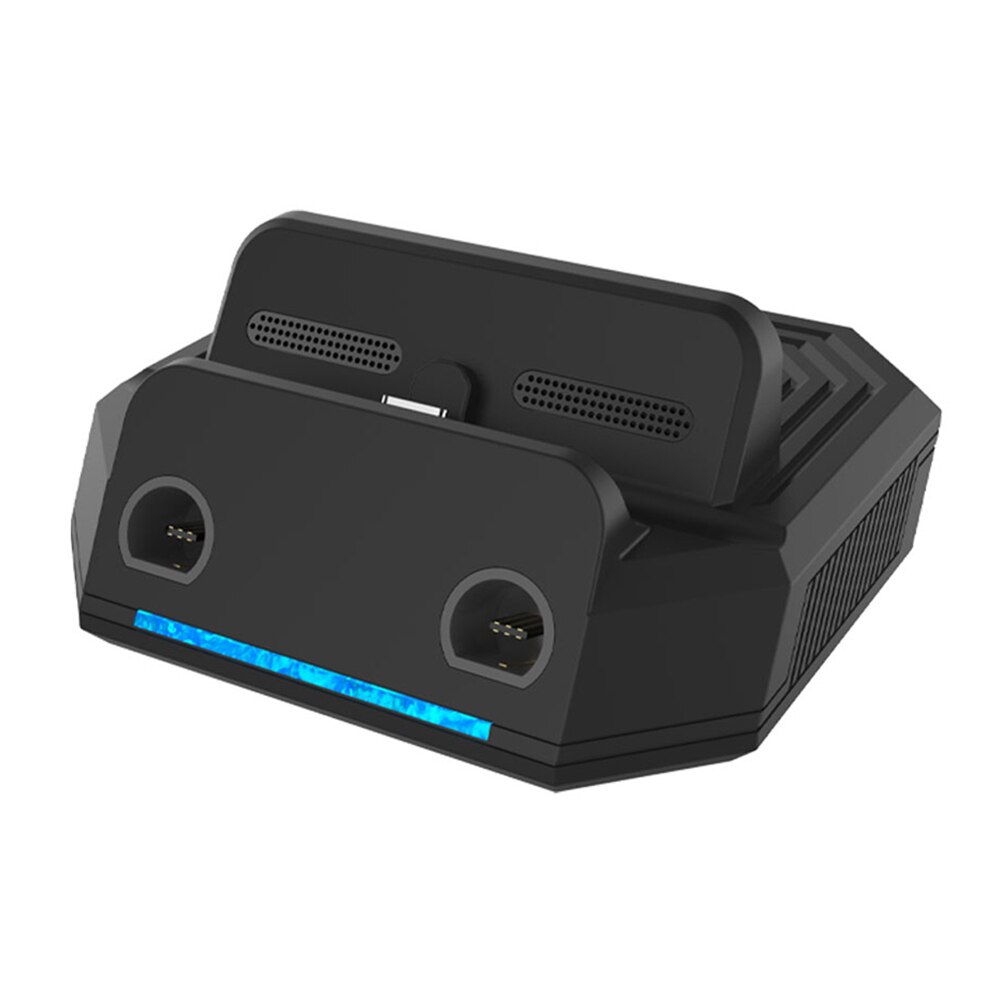 Portable For Nintendo Switch TV Docking Station TV Adapter for GameCube Controller Charging Dock: Black