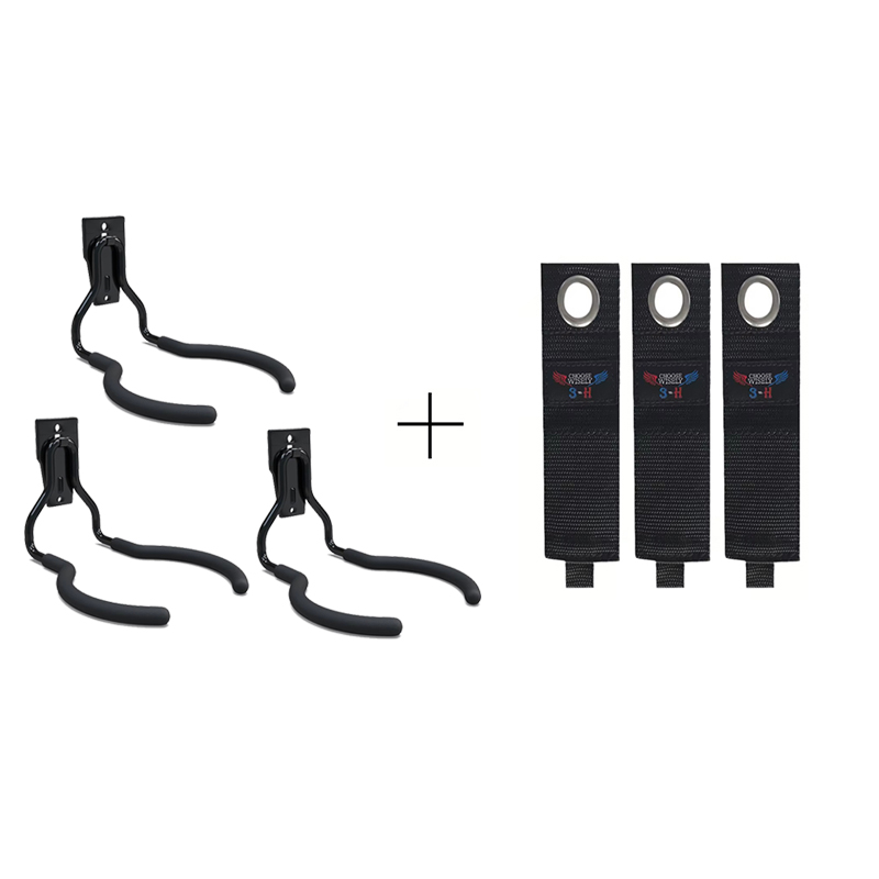 Rasenmäher-Haken, Wandmontage, praktischer Haken, verschiedene Größen, tragbare Aufbewahrung, geeignet für Garage, Gartenarbeit und Garten: Licht Gelb