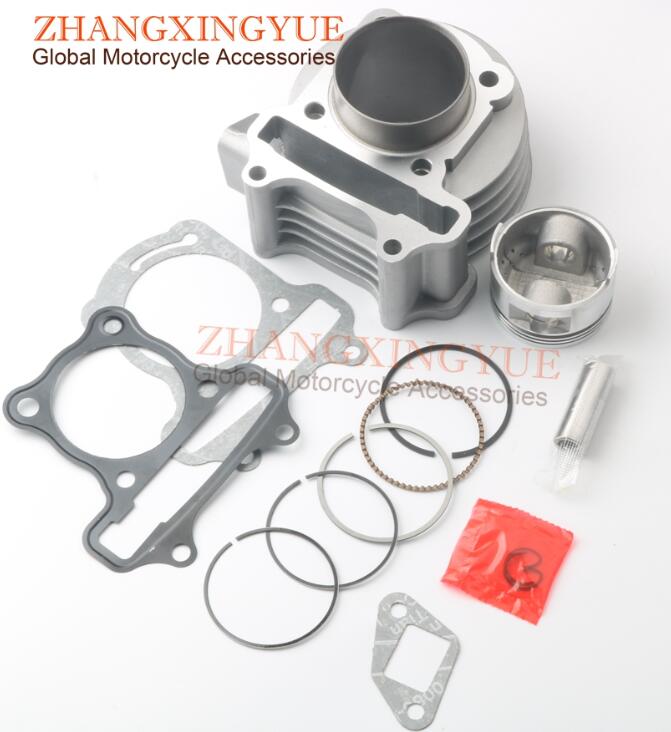 100cc Big Bore Cylinder Kit & 50mm Piston Kit & Cylinder Gasket For JONWAY Beta Lambda Warrior YY50QT 50cc 4-stroke: 100cc Cylinder Kit