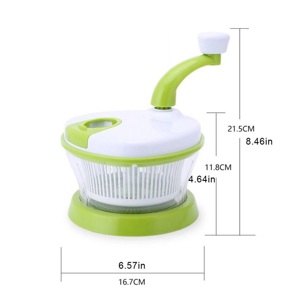 Portable Blender Manual Food Processor Multifunctional Kitchen Tools Round Spiral Vegetable Slicer Meat Grinder Chopper Mixer: Default Title