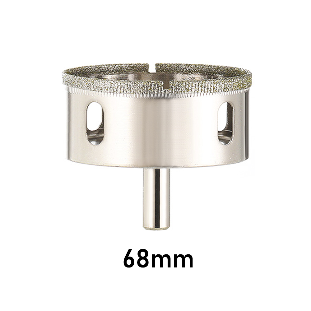 1Pc 3-100mm Sega a tazza per vetro Punte da trapano rivestite diamantate corona di perforazione per utensili elettrici in ceramica di marmo per piastrelle: Lavanda