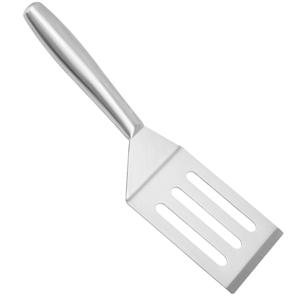 Espátula para freír carne de acero inoxidable para cocinar y palear multiusos, duradera y fácil de limpiar