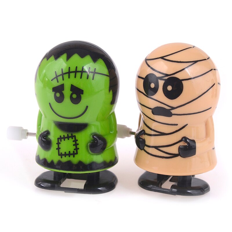1 pieza mecánico juego educativo broma decoración Halloween reloj salto fantasma juguete 3,6*5,6 cm