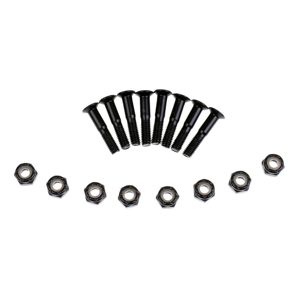 8pcs/lot 31mm Skateboard Hardware Screws Nuts Skateboard Longboard Truck Hardware Set Skateboarding Replacment Accesories