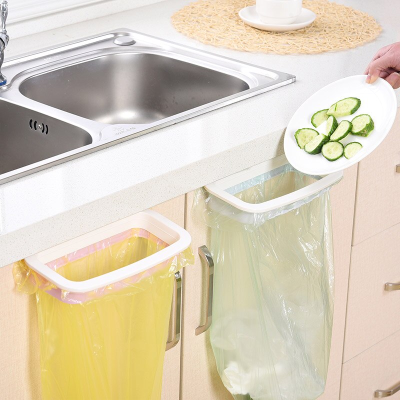 Hopfällbara sopkärl väggmonterade soptunnor hopfällbar soptunna plast dörr-bak soppåse soppåse fäste hängande hållare