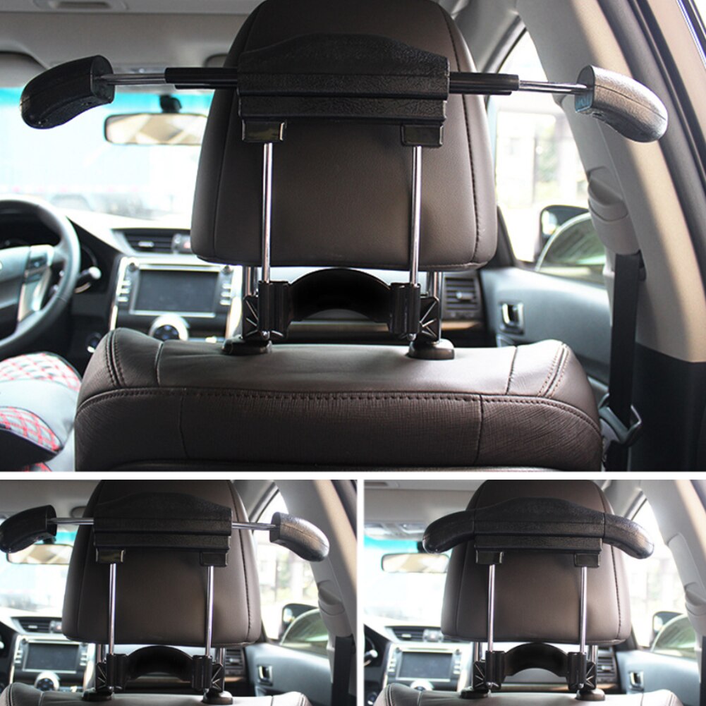 Porte-manteau de siège, chemise, Mini appui-tête universel, veste polyvalente, facile à installer, cintre à vêtements réglable, Portable pour voiture