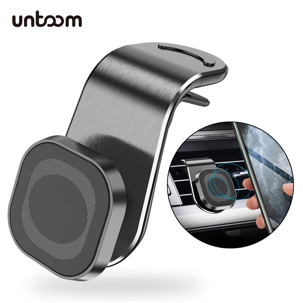 Magnetisk telefonholder i bil universal bil lufteventil magnetfeste bil smarttelefonstativ gps støtte for iphone 12 xiaomi samsung